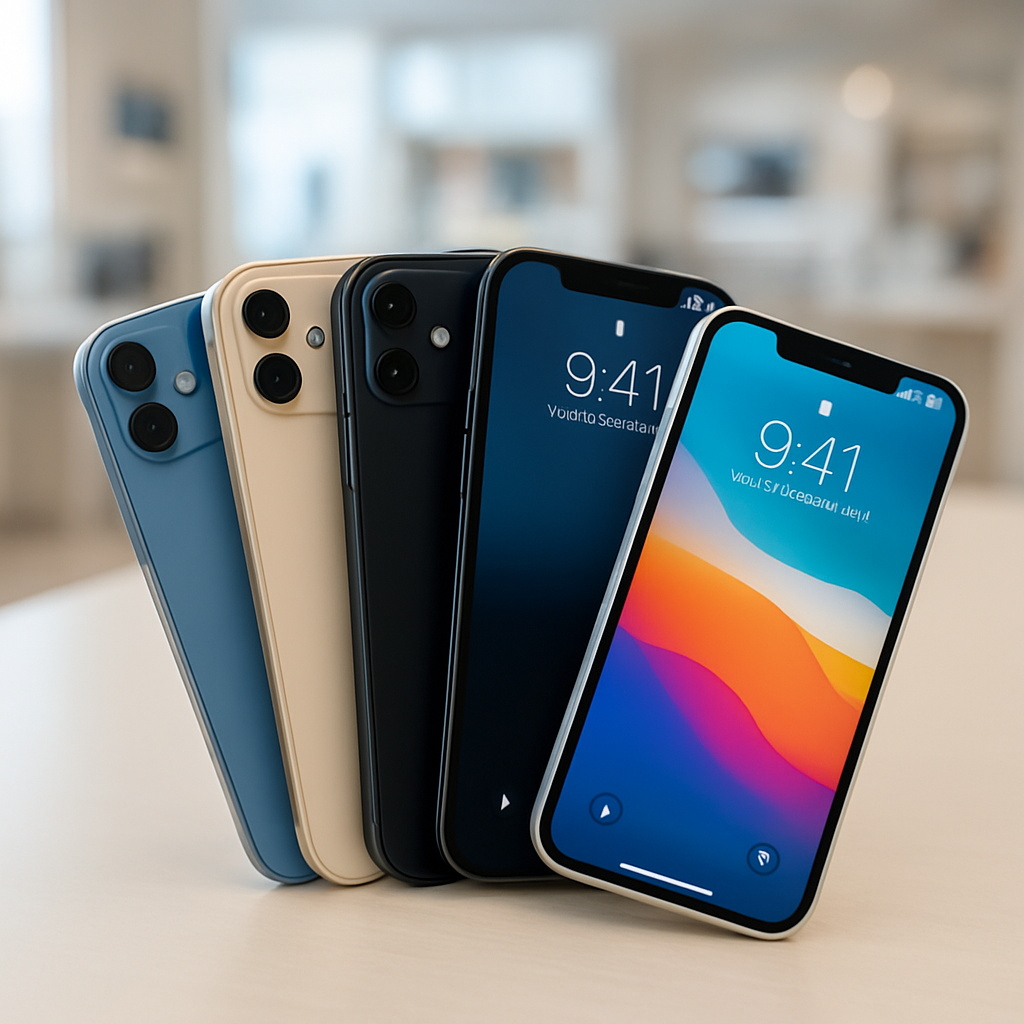 A range of iPhone models repaired at Charlotte Tech Repair