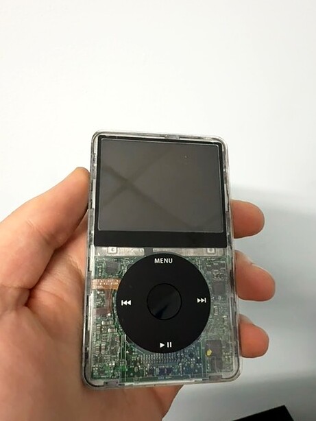 iPod Classic documented for scroll-wheel and custom casing service