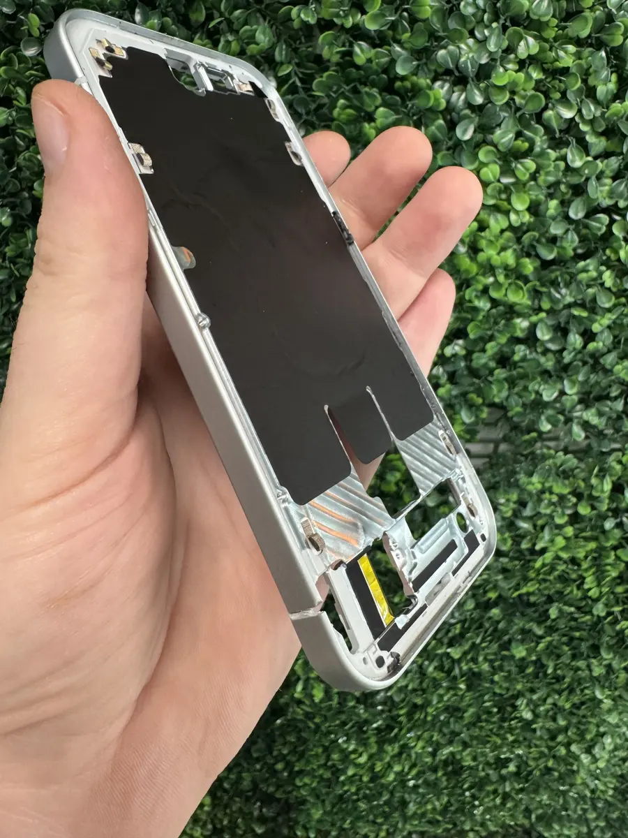 Pixel 9a screen, back glass and frame before